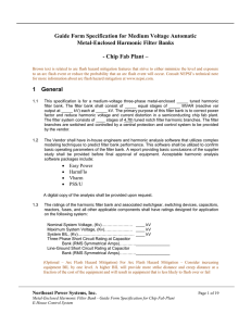 Click to download the NEPSI Metal-Enclosed Harmonic Filter Bank Chip Fabrication Application in Word Format