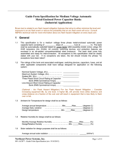 Click to download the NEPSI Metal-Enclosed Power Capacitor Bank General Application in Word Format