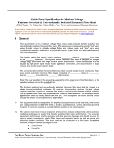 Click to download the NEPSI Thyristor Switched Harmonic Filter Bank with PFC in Word Format