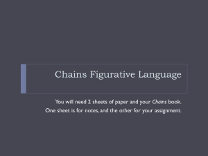 Chains Figurative Language PPt