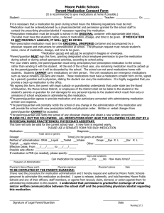 Medication Form