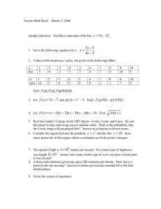 Junior/Senior Math Bowl (2006)