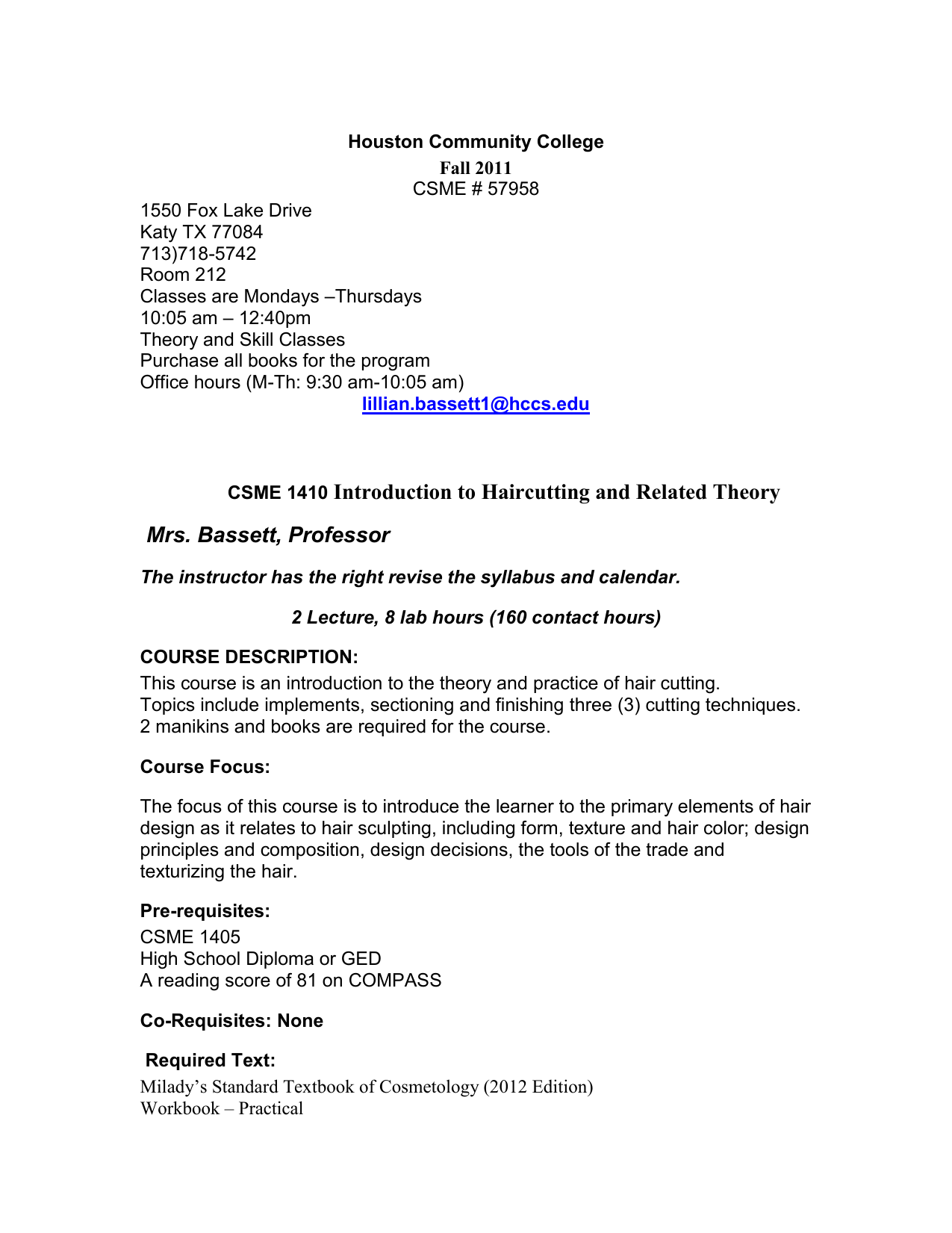 Csme 1410 Introduction To Haircutting And Related Theory Doc