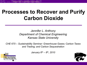 Processes to Recover and Purify Carbon Dioxide Jennifer L. Anthony