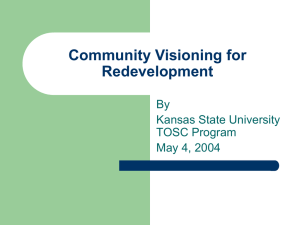 Community Visioning for Redevelopment - May 4, 2004