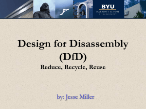 Design for Disassembly