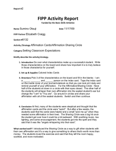 FIPP Activity Report