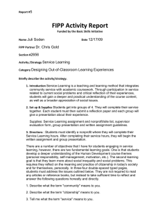 FIPP Activity Report 5 Juli Soden 12/17/09