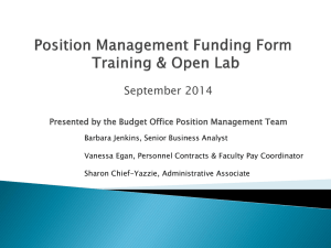 Funding Form Power Point