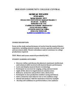 SYLLABUS FOR MUSICAL THEATER 1[1].doc