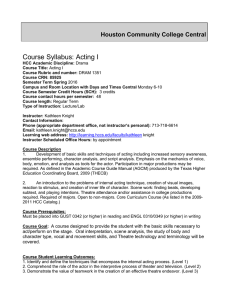 SYLLABUS--Fall 2013--DRAM 1351.doc