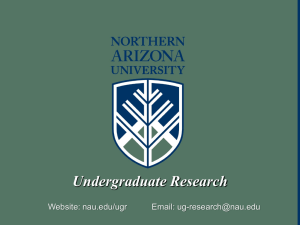 short powerpoint presentation on undergraduate research