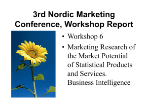 Report from Workshop 6
