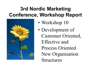 Report from Workshop 10
