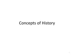 Concepts of History 1