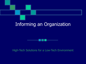 Organizational Information System Case Study