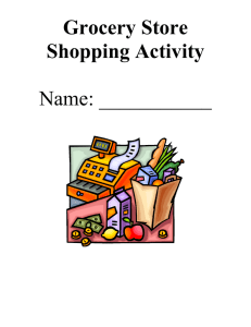 Shopping Activity.doc