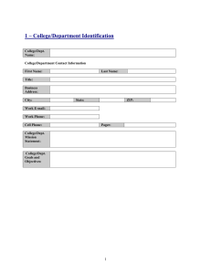 Business Continuity Critical Functions Assessment