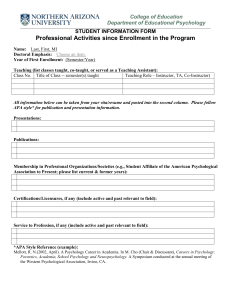 EPS Student Information Form