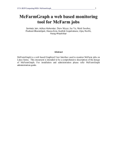 McFarmGraph a web based monitoring tool for McFarm jobs