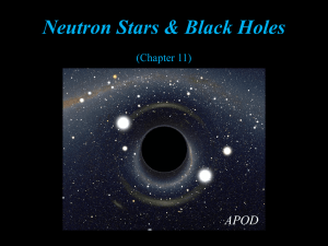C11: Neutron Stars Black Holes