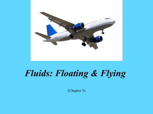 Chapter 3b: Fluids: Floating Flying