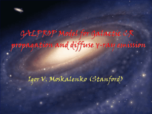 GALPROP model for Galactic cosmic ray propagation and diffuse gamma-ray emission
