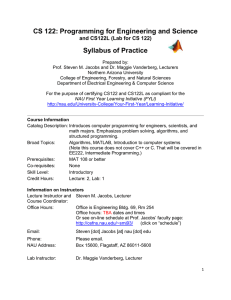 Syllabus of Practice