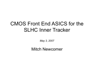 CMOS Front End ASICS for the SLHC Inner Tracker