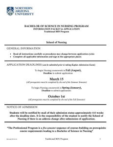 Traditional BSN Program