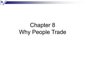 Chapter 8 Why People..