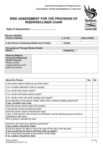 Riser recliner chair risk assessment (Word document)