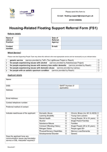 Lighthouse prooject Initial Referral & Risk (Professionals) Form