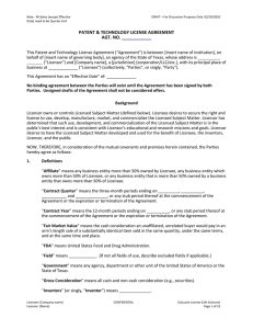 patent-license-agreement-lifesci-template-all-one2010-03-01.docx