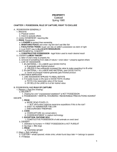 Caldwell Spring 1995  PROPERTY