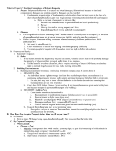 What is Property? Dueling Conceptions of Private Property Jacque