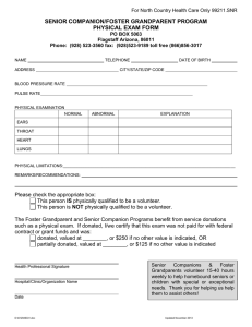 Physical Exam Form