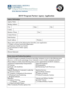 RSVP Program Partner Agency Application