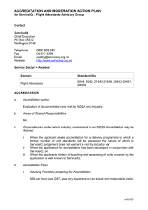 ACCREDITATION AND MODERATION ACTION PLAN