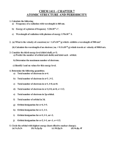 Zumdahl - 1411 Chapter 7 Practice Problems.doc