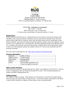 Acct-Fin Syllabus-Schedule HCC Fall 2012 Mon.doc