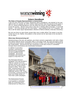 Women Winning Internship Handbook (Dewees)