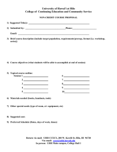 non-credit course proposal form