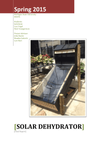 Link to the COE International Humanitarian Projects - Solar Dehydrator Final Report (DOCX)
