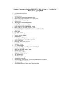 CRIJ1307 HCCS Exam 1 Study Sheet Spring 2015.doc
