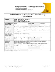 Syllabus LEAD 1200 Workforce Development-Critical Thinking Spring 2012 (1).doc