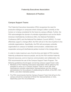 FEA Campus Support Teams