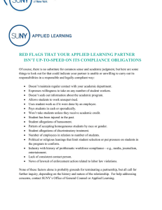 RED FLAGS THAT YOUR APPLIED LEARNING PARTNER