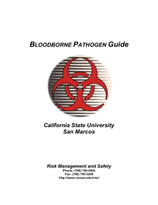 Bloodborne Pathogen Guide