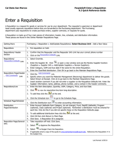 Requisition Quick Reference Guide CMS 9.2